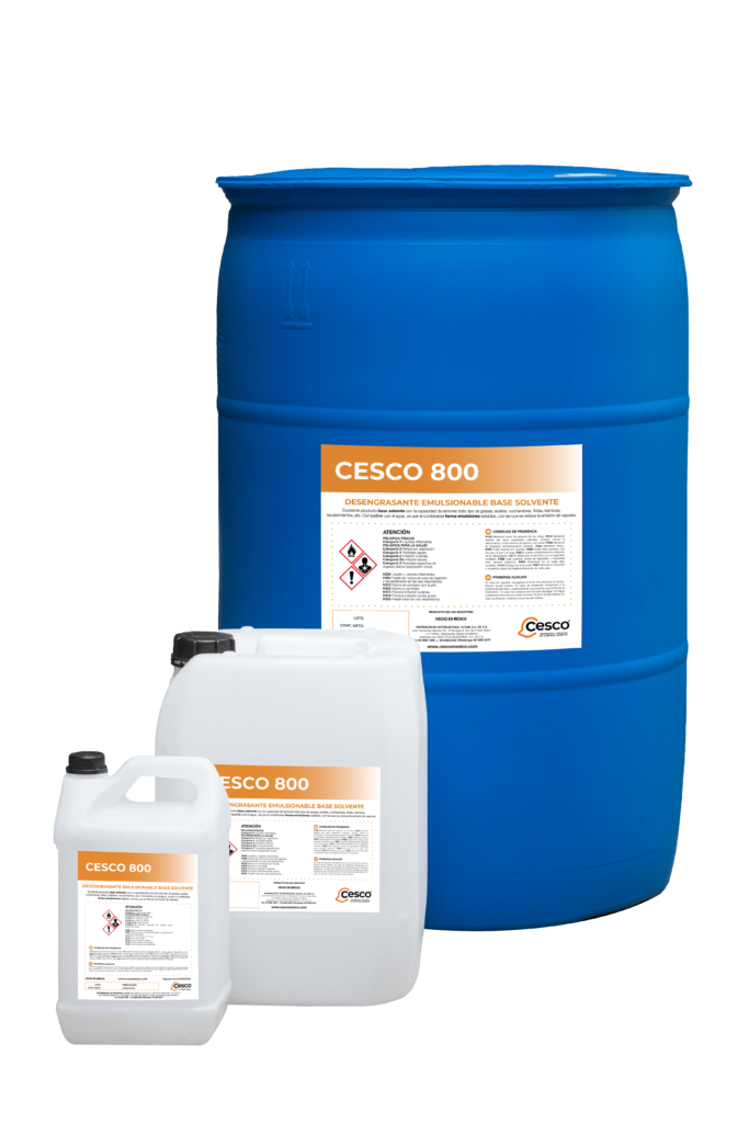 Desengrasante Emulsionable Base Solvente | CESCO 800 - CESO MÉXICO